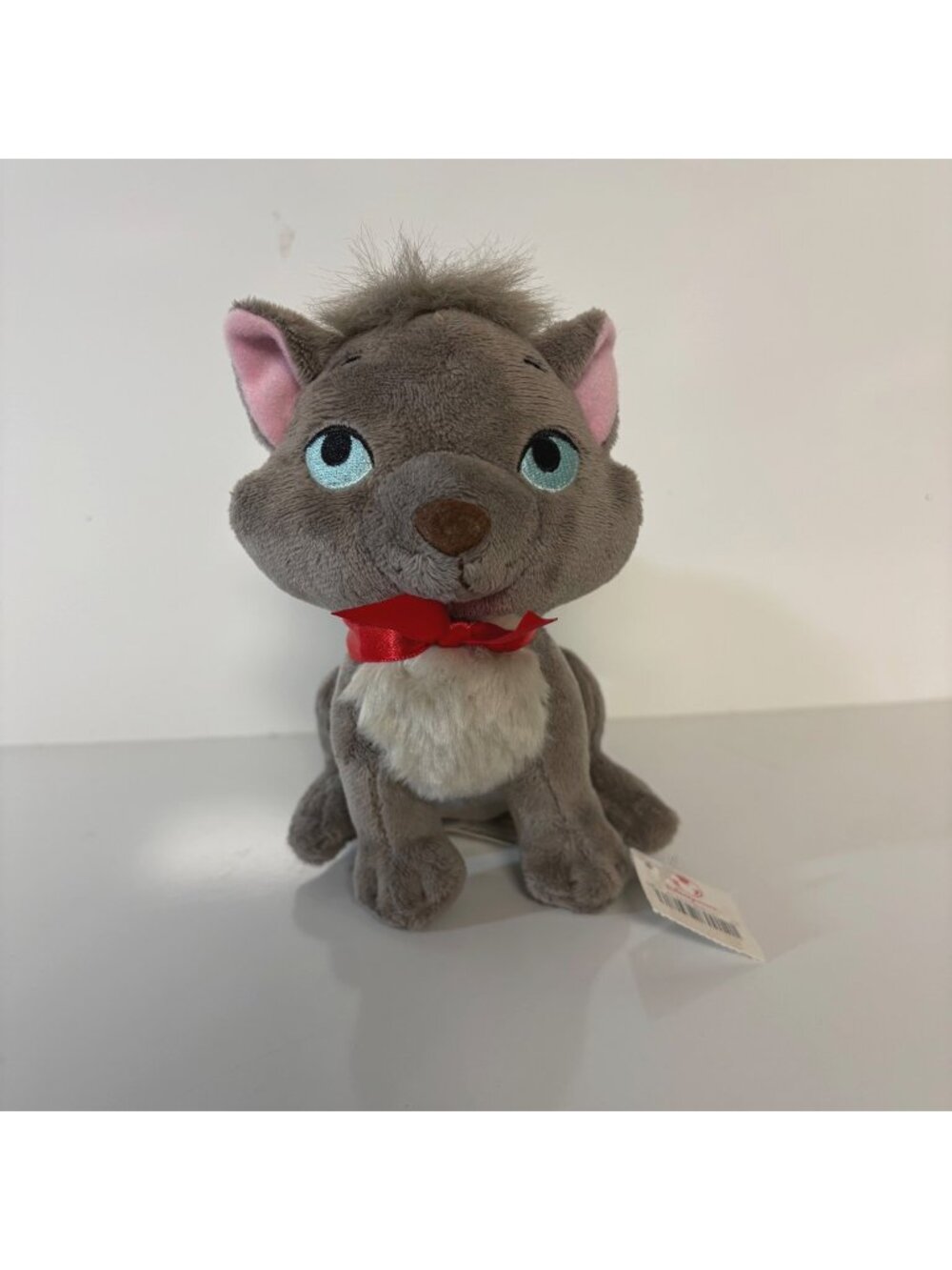 Disney Aristocats Berlioz Gray Plush Stuffed Toy 7 inch NEW